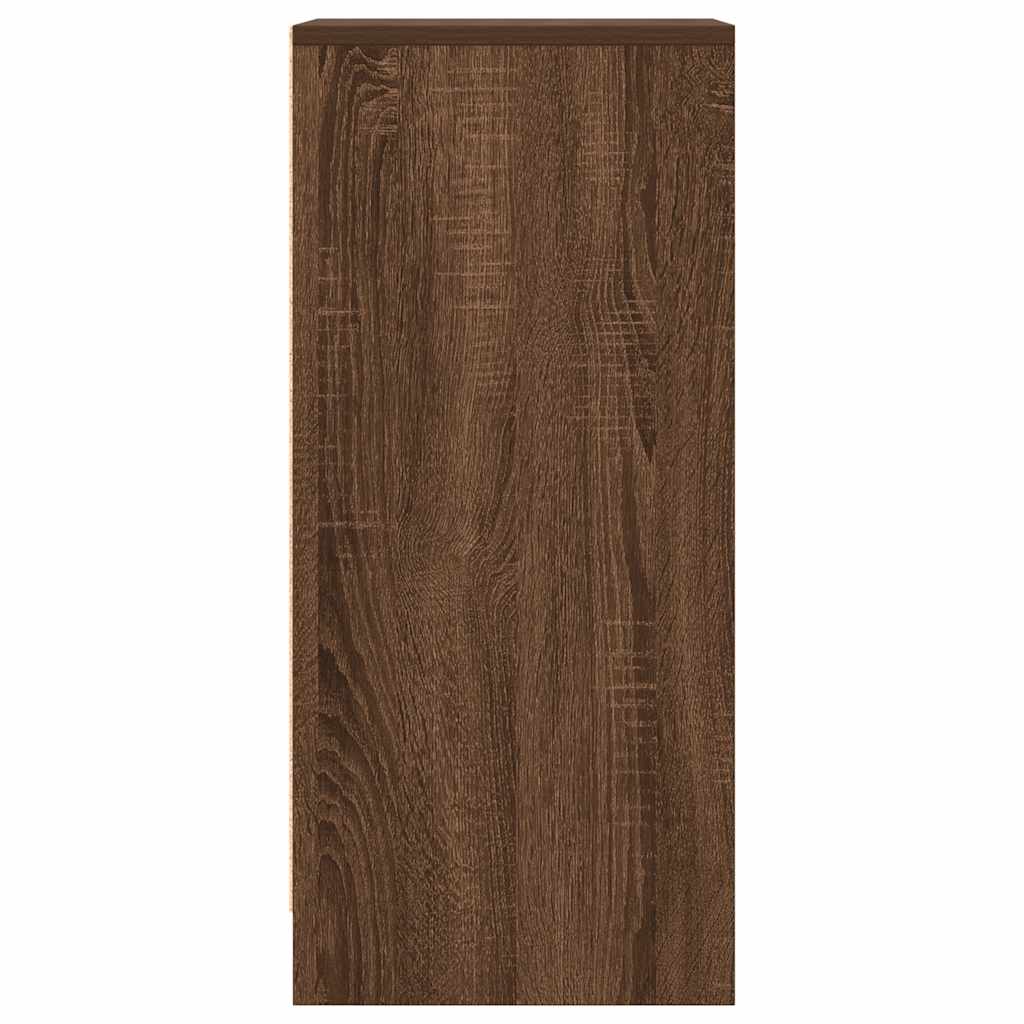 Sideboard Brown Oak 29.5x34x76 cm Engineered Wood