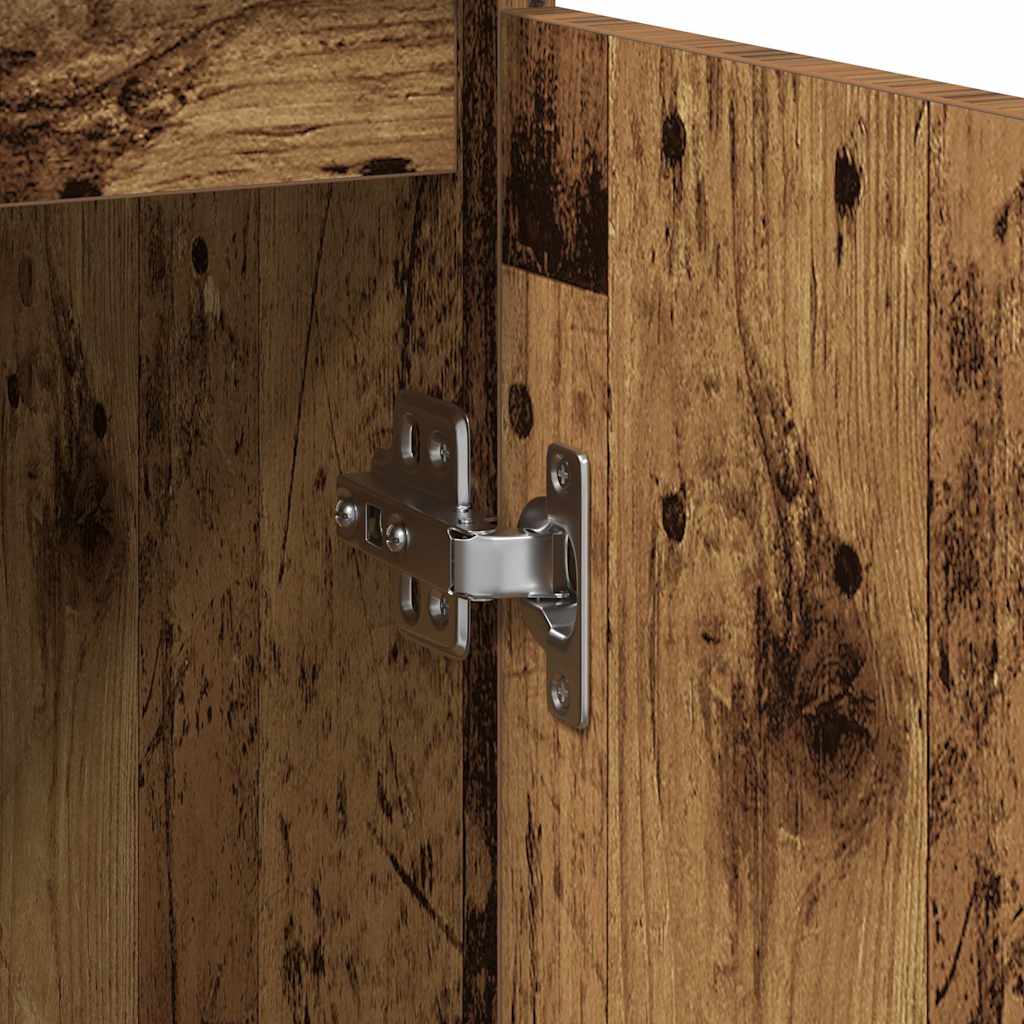 Sideboard Old Wood 29.5x34x76 cm Engineered Wood