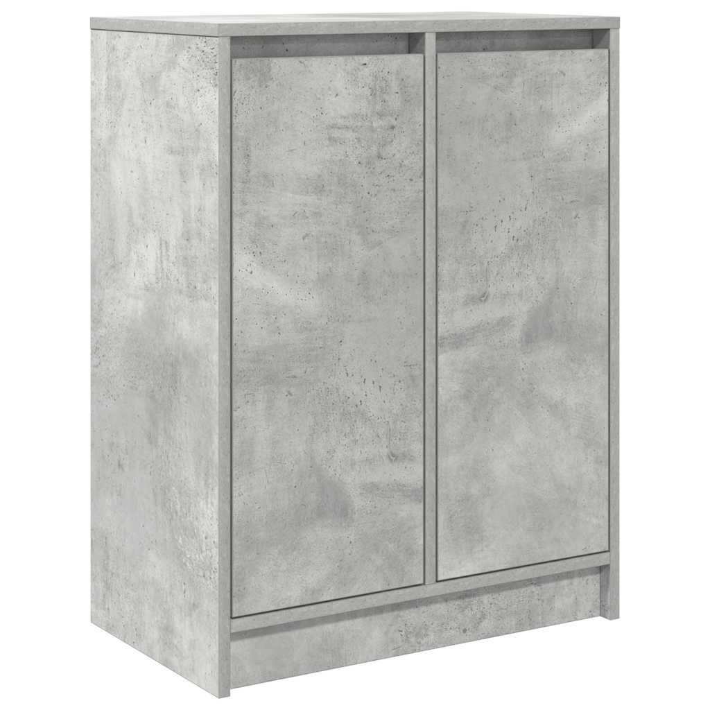 Sideboard Concrete Grey 57x34x76 cm Engineered Wood