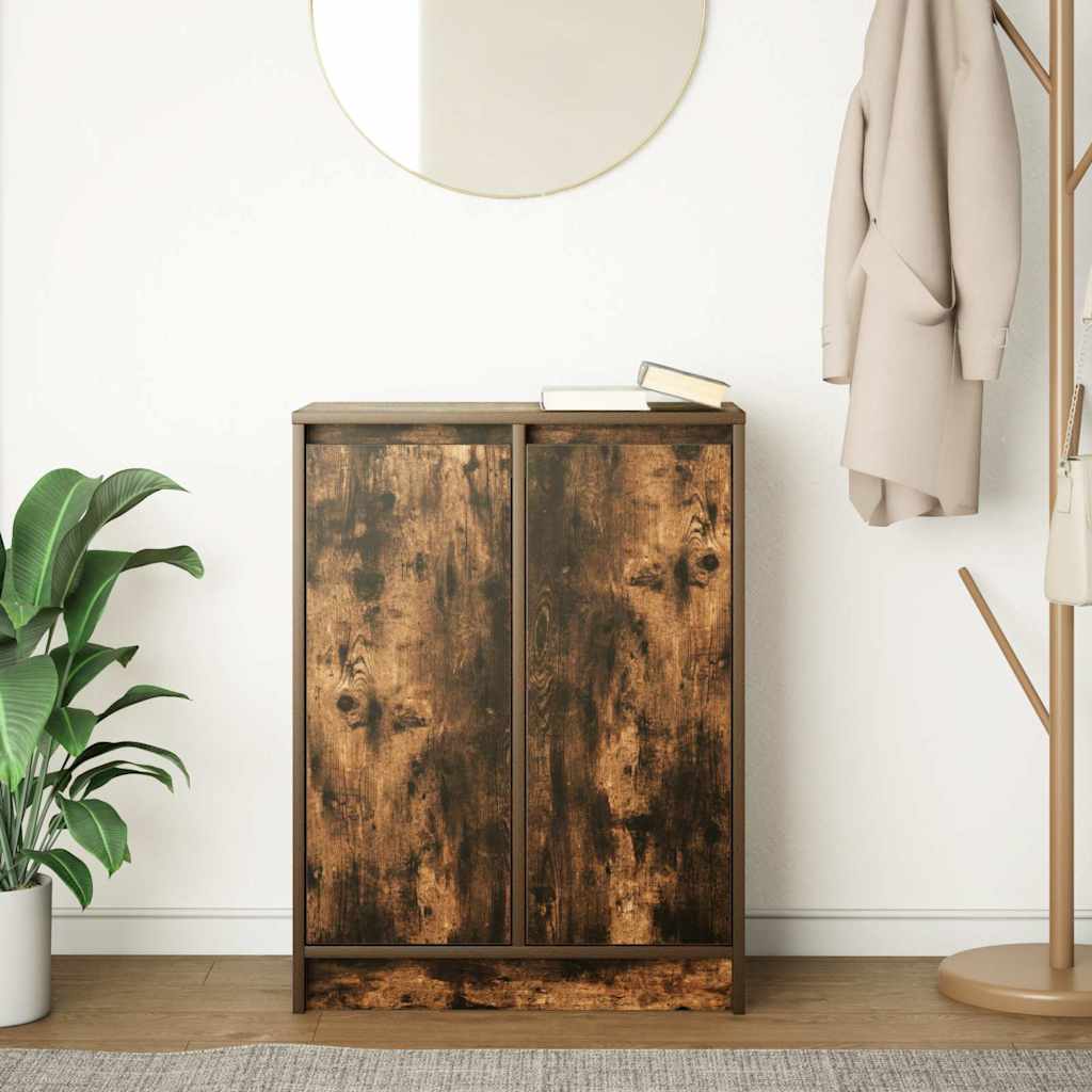 Sideboard Smoked Oak 57x34x76 cm Engineered Wood