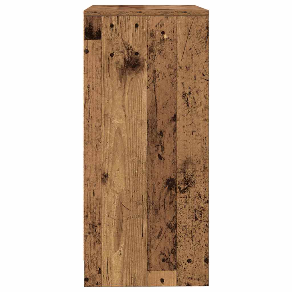 Sideboard Old Wood 57x34x76 cm Engineered Wood