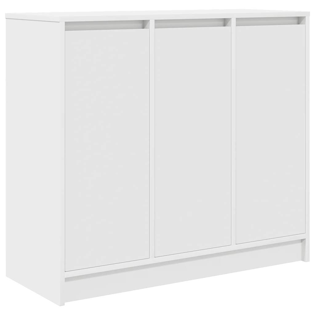 Sideboard White 85x34x76 cm Engineered Wood