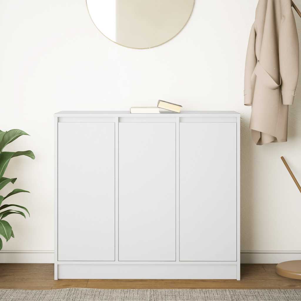 Sideboard White 85x34x76 cm Engineered Wood