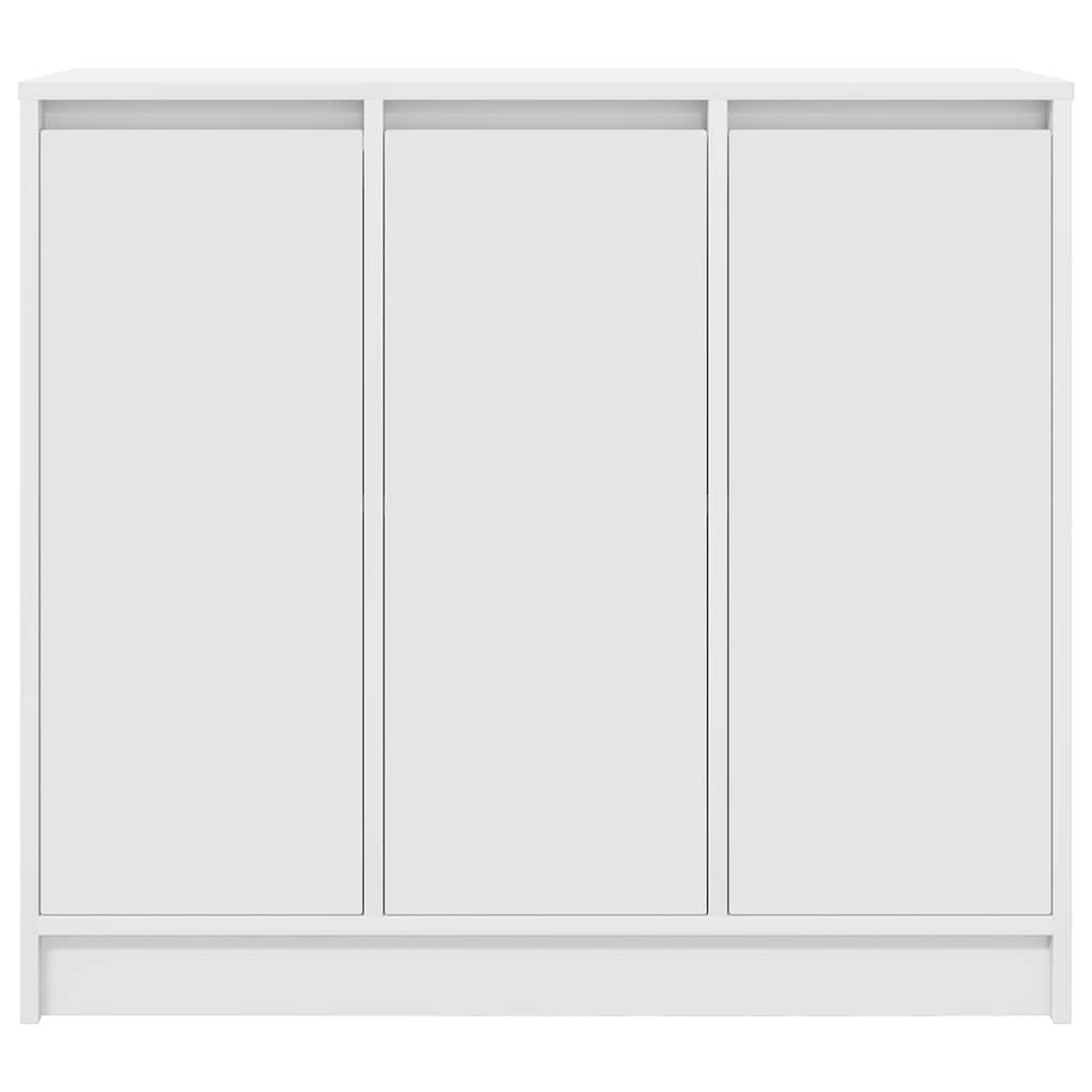 Sideboard White 85x34x76 cm Engineered Wood