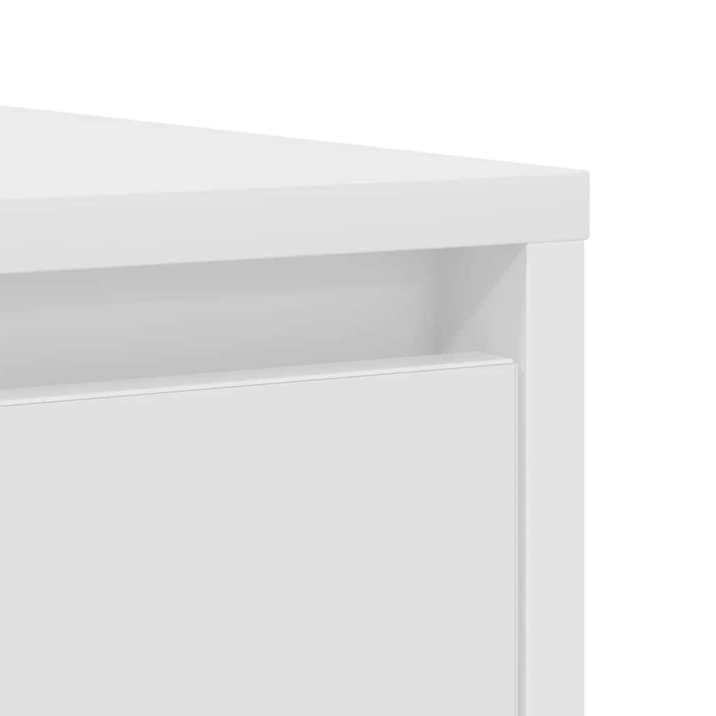 Sideboard White 85x34x76 cm Engineered Wood