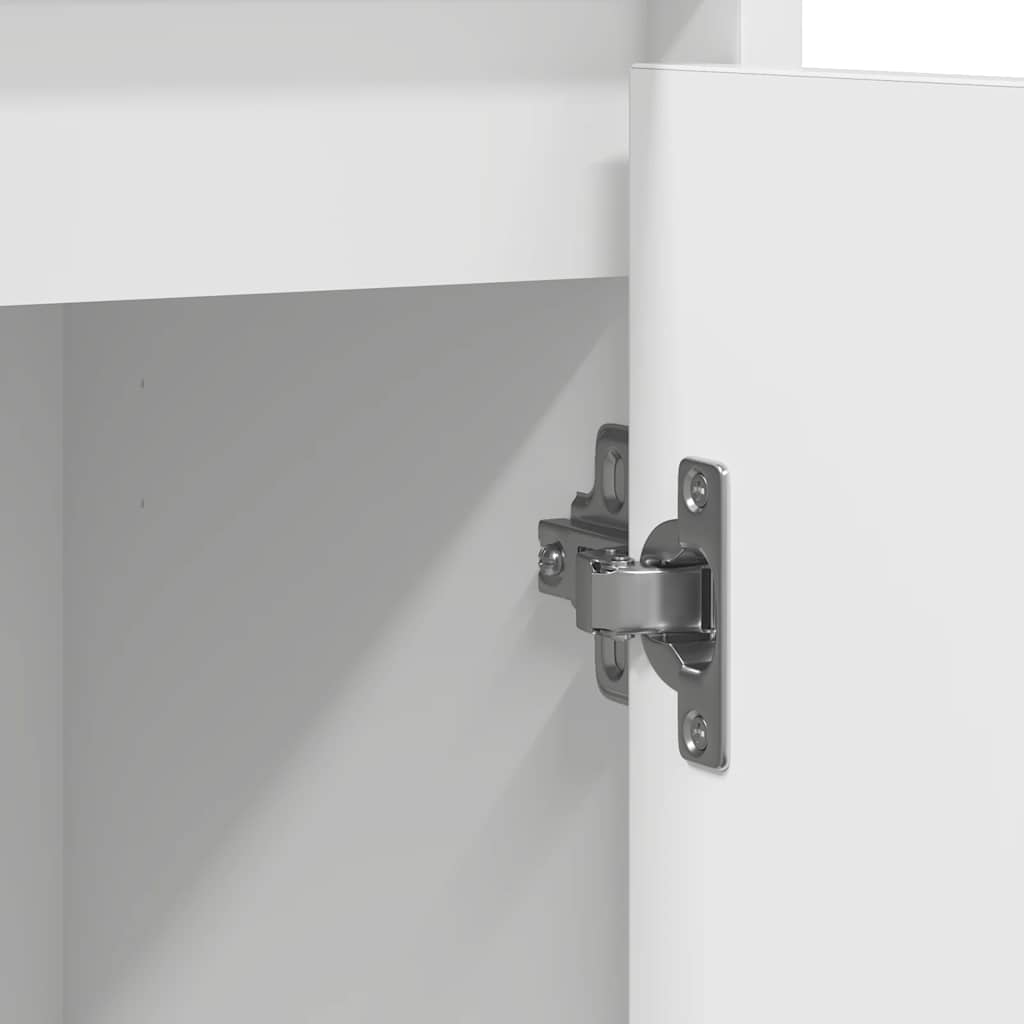 Sideboard White 85x34x76 cm Engineered Wood