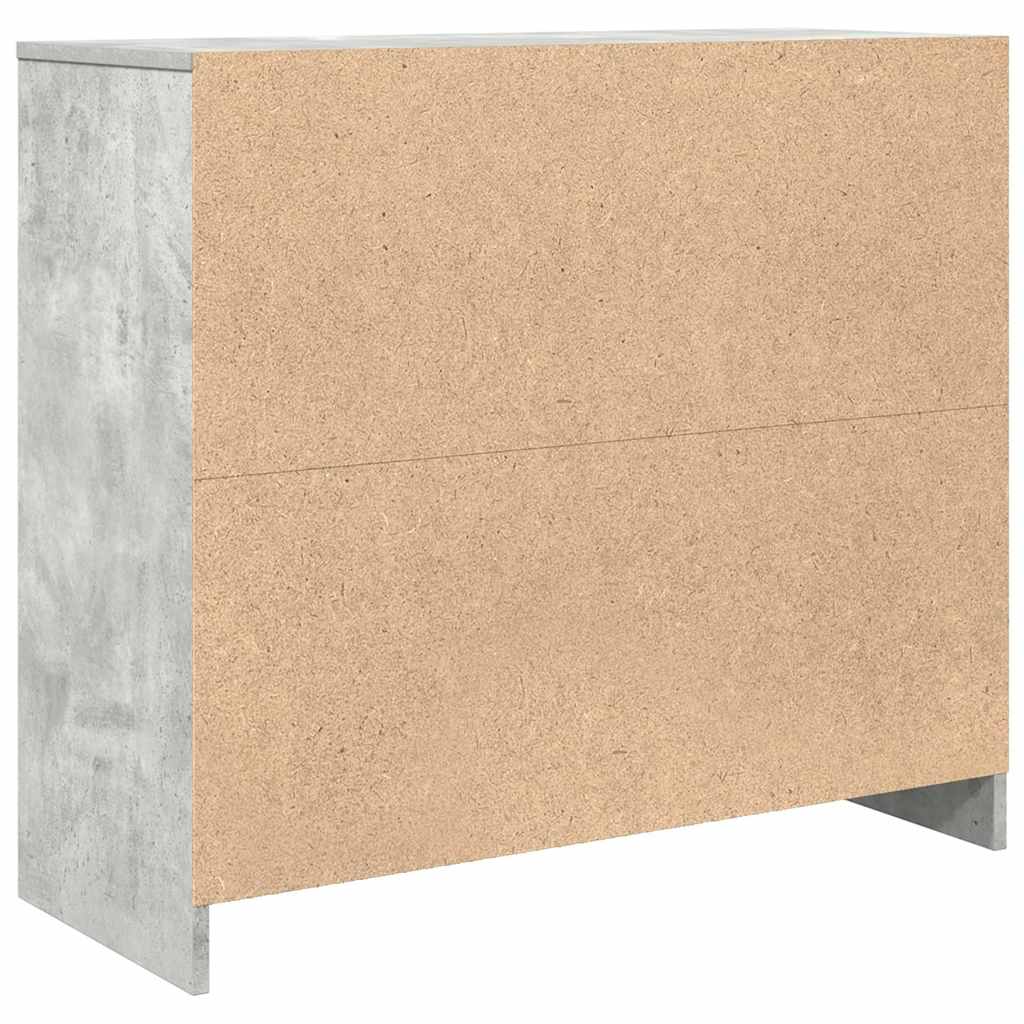 Sideboard Concrete Grey 85x34x76 cm Engineered Wood
