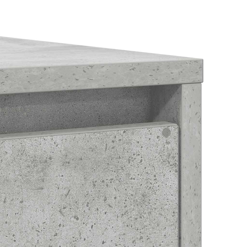 Sideboard Concrete Grey 85x34x76 cm Engineered Wood