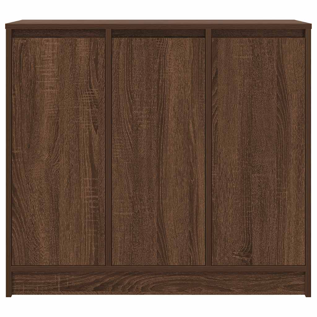 Sideboard Brown Oak 85x34x76 cm Engineered Wood