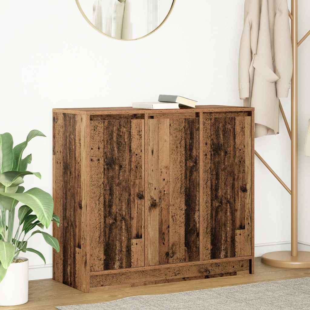 Sideboard Old Wood 85x34x76 cm Engineered Wood