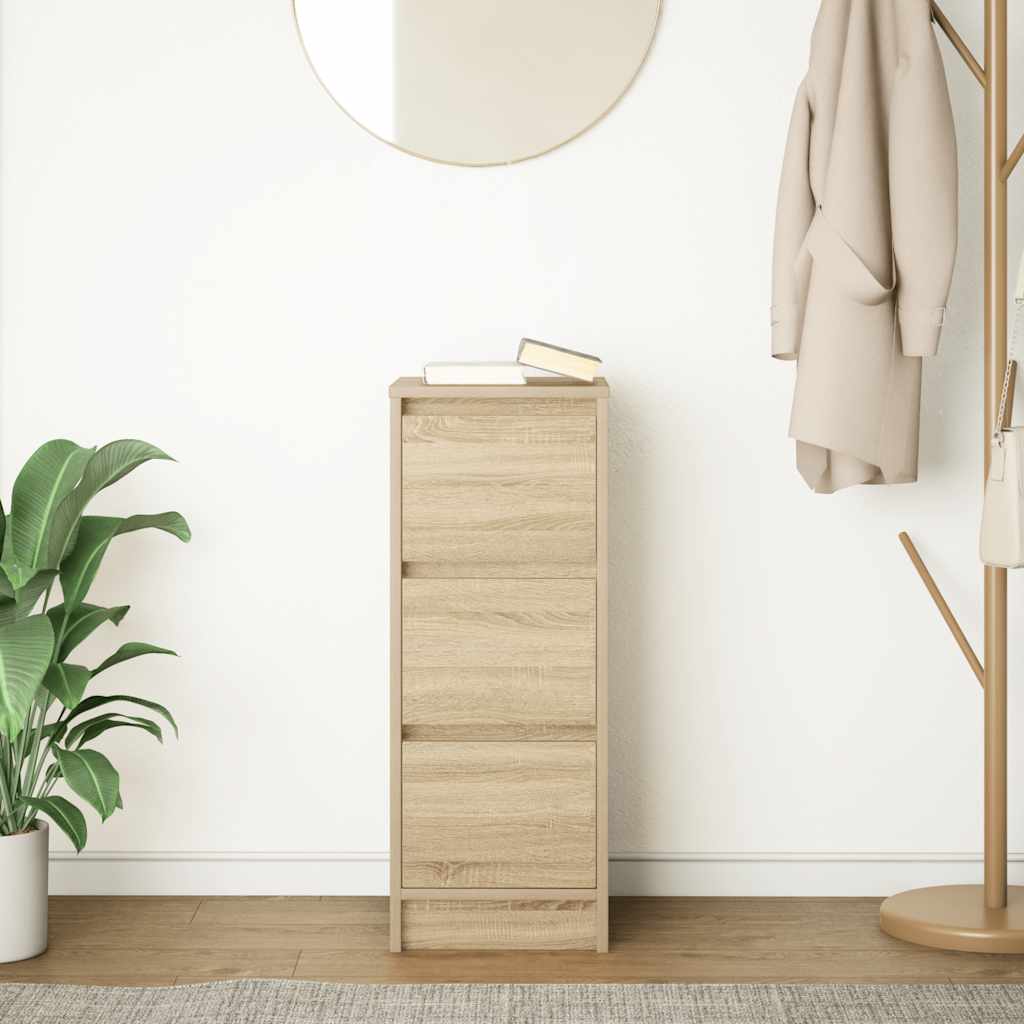 Sideboard Sonoma Oak 29.5x34x76 cm Engineered Wood