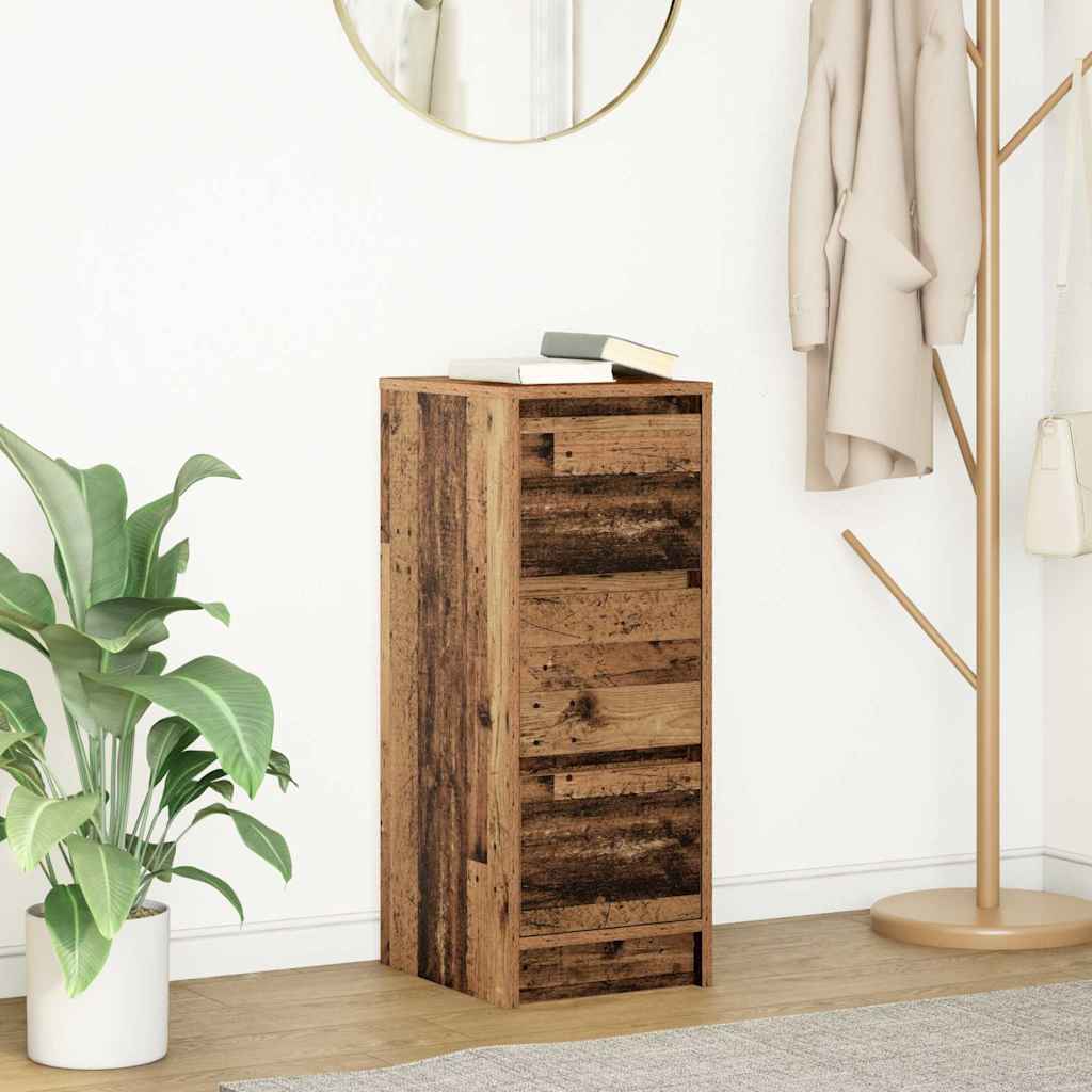 Sideboard Old Wood 29.5x34x76 cm Engineered Wood
