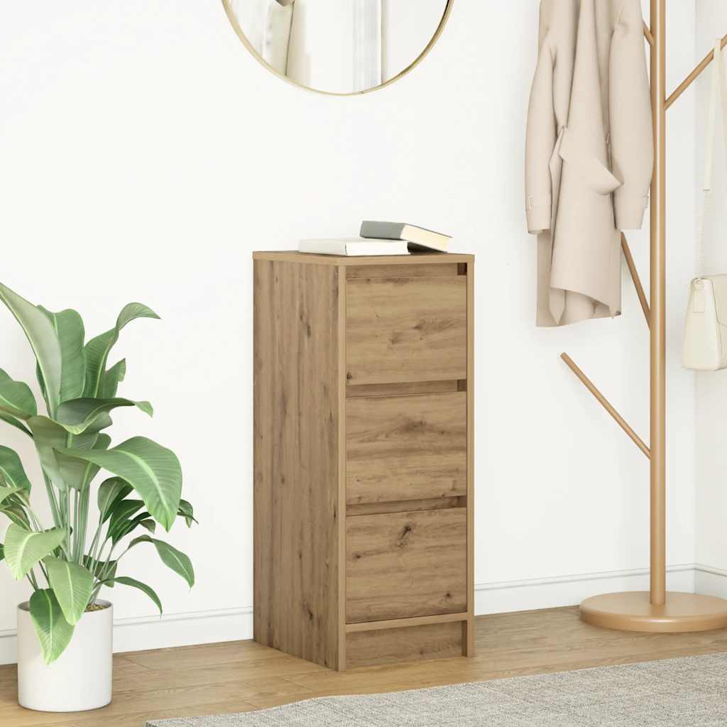 Sideboard Artisan Oak 29.5x34x76 cm Engineered Wood