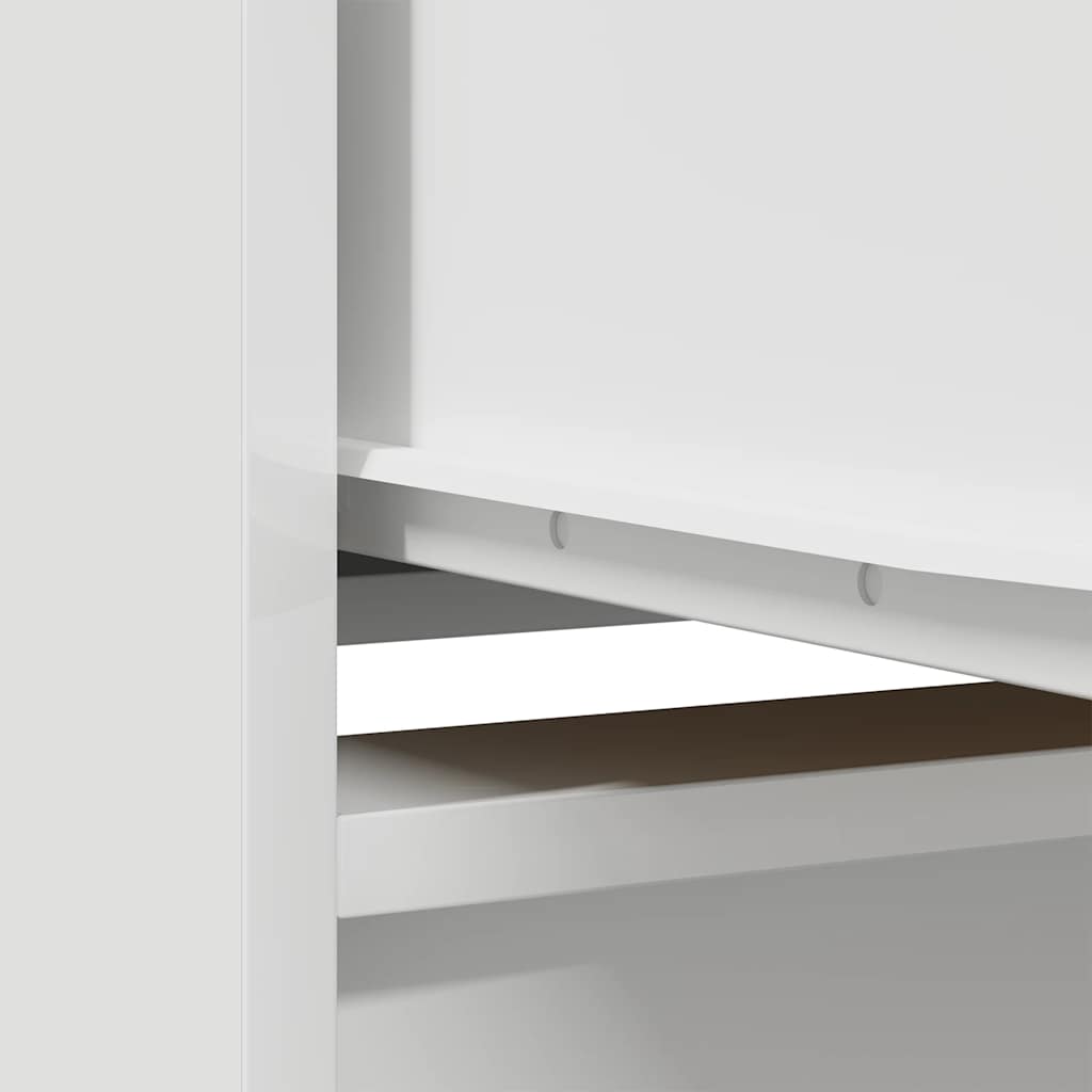 Cabinet with Drawer White 55.5x34x119.5 cm Engineered Wood