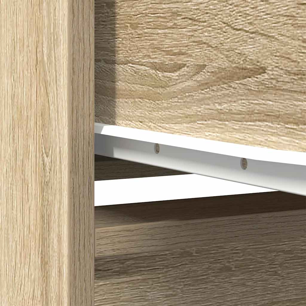 Cabinet with Drawer Sonoma Oak 55.5x34x119.5 cm Engineered Wood