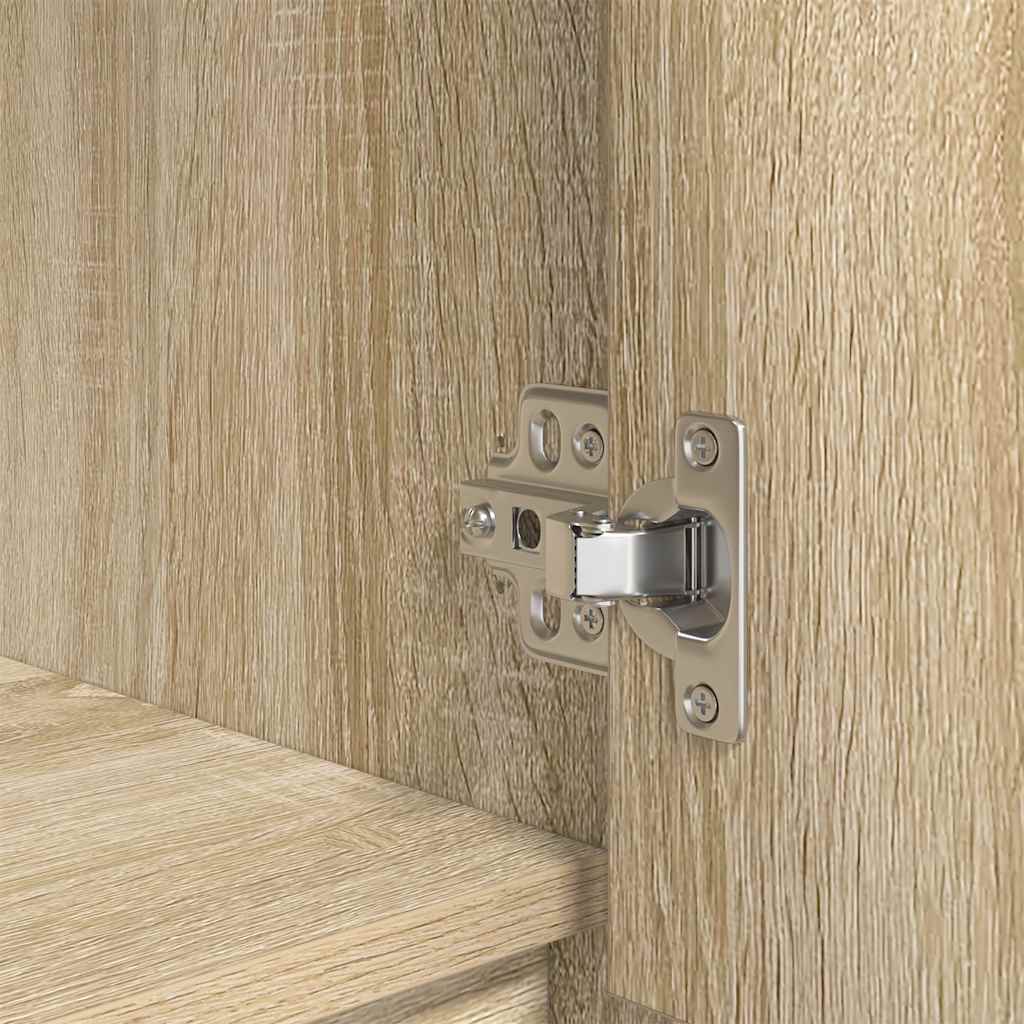 Cabinet with Drawer Sonoma Oak 55.5x34x119.5 cm Engineered Wood