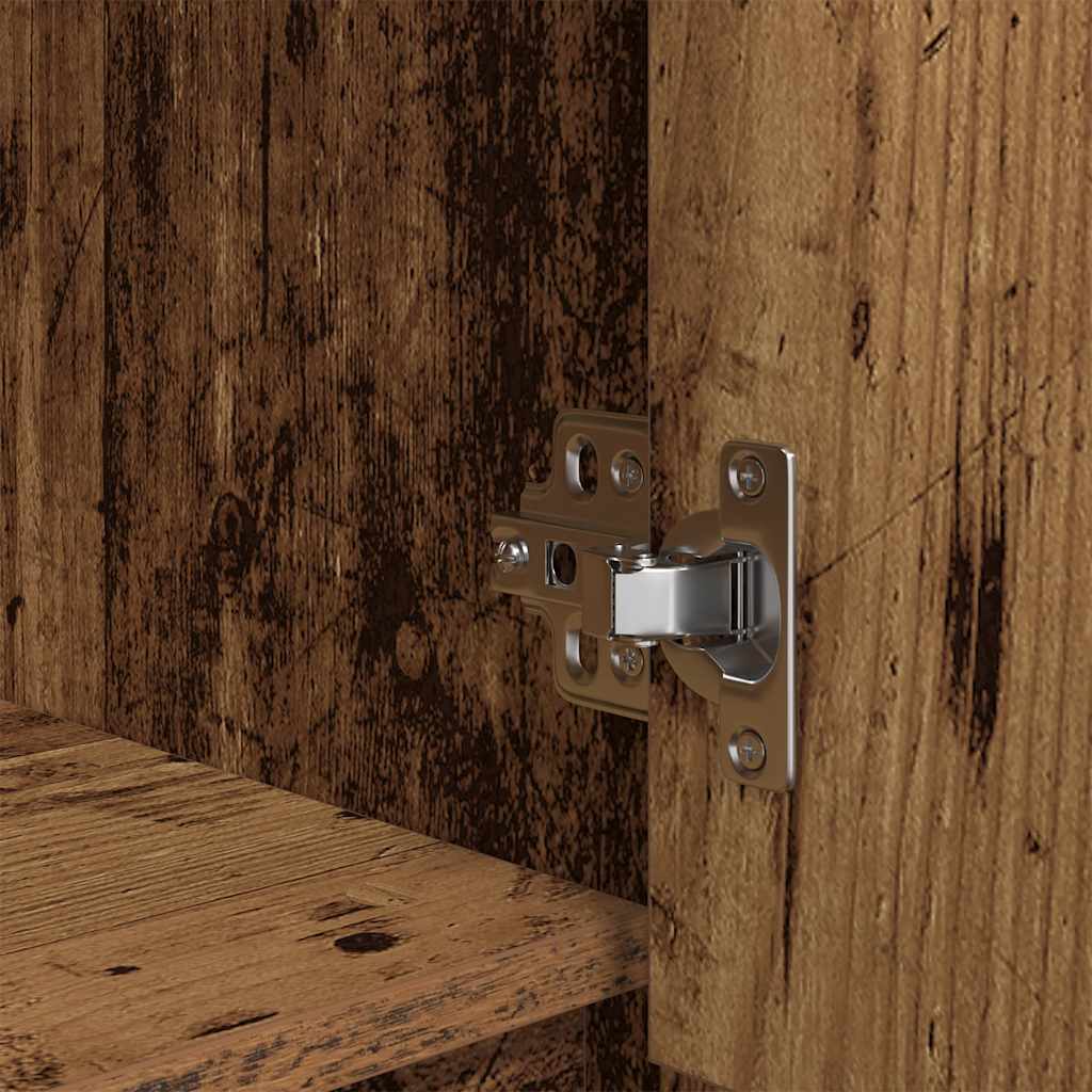 Cabinet with Drawer Old Wood 55.5x34x119.5 cm Engineered Wood