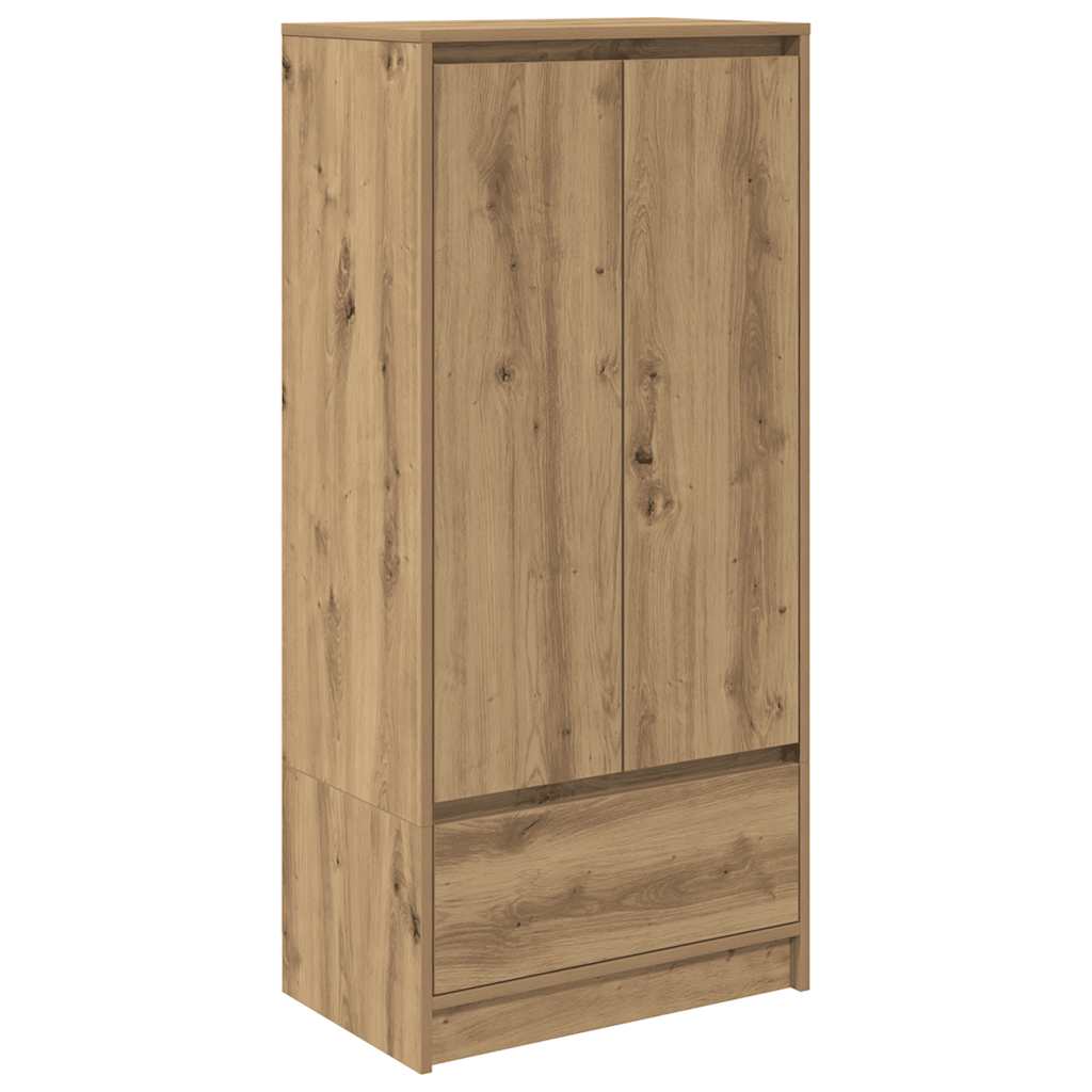 Cabinet with Drawer Artisan Oak 55.5x34x119.5 cm Engineered Wood