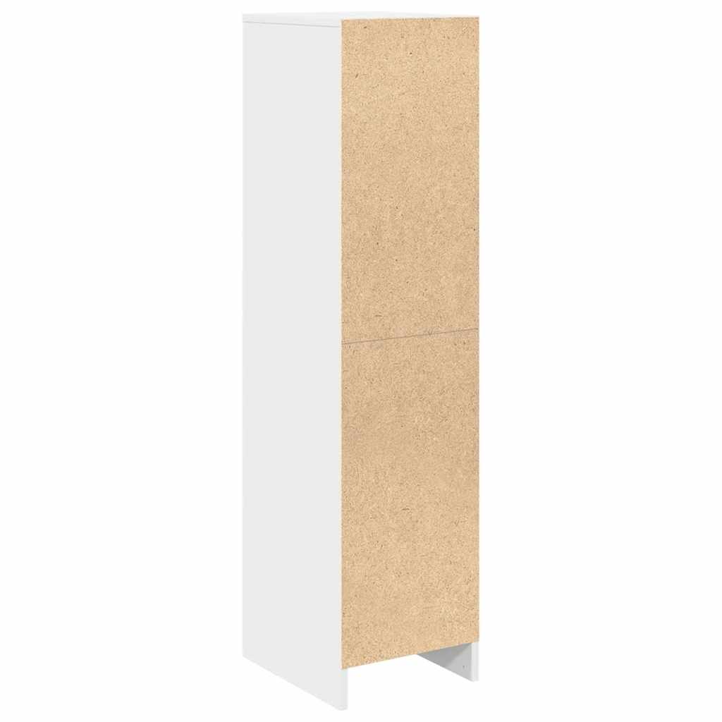 Highboard White 29.5x34x119.5 cm Engineered Wood