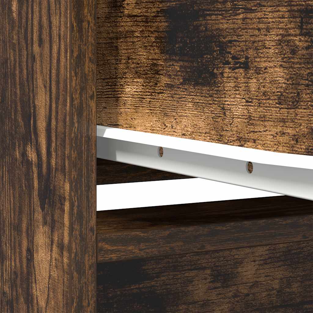 Highboard Smoked Oak 29.5x34x119.5 cm Engineered Wood