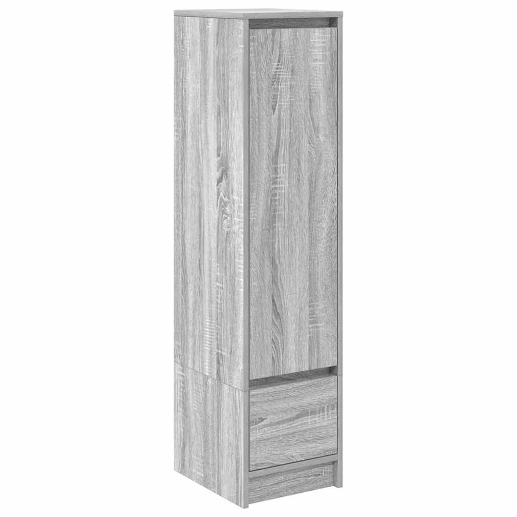 Highboard Grey Sonoma 29.5x34x119.5 cm Engineered Wood