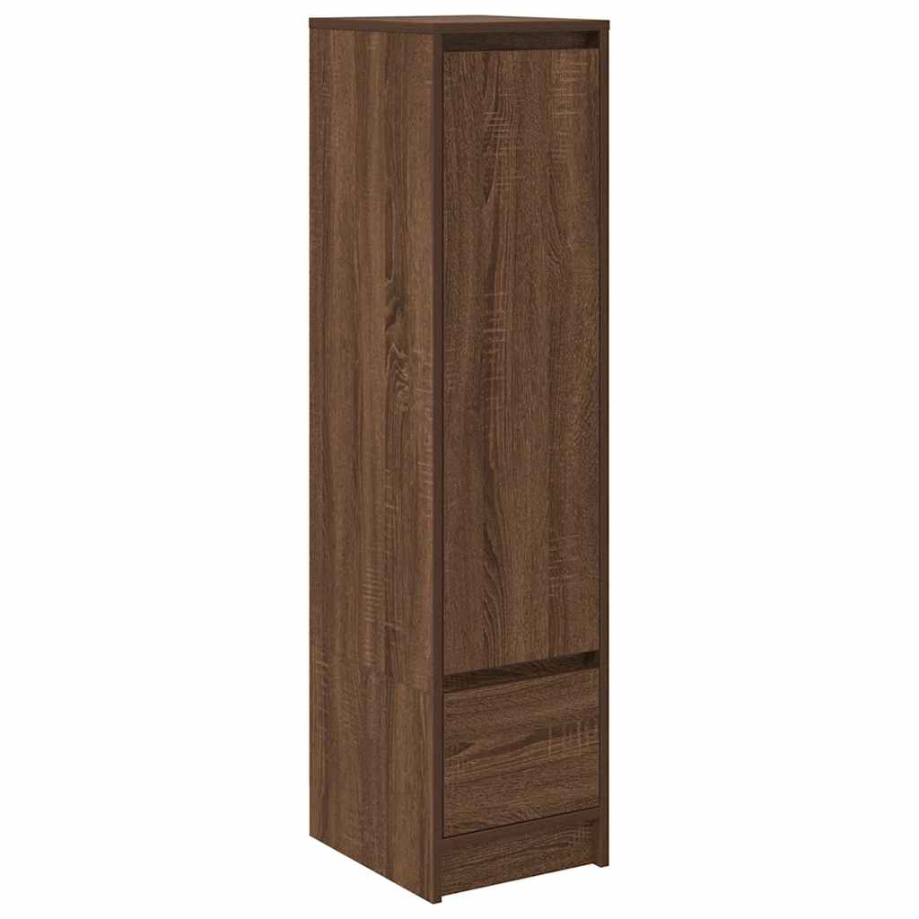 Highboard Brown Oak 29.5x34x119.5 cm Engineered Wood