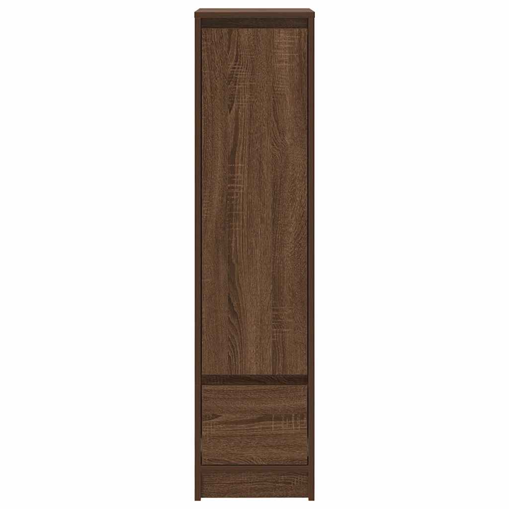Highboard Brown Oak 29.5x34x119.5 cm Engineered Wood