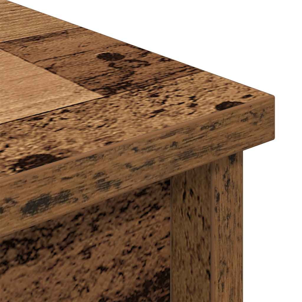 Highboard Old Wood 37.5x35x180 cm Engineered Wood