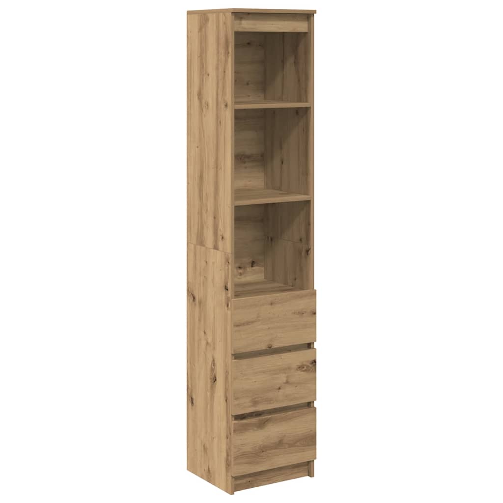 Highboard Artisan Oak 37.5x35x180 cm Engineered Wood