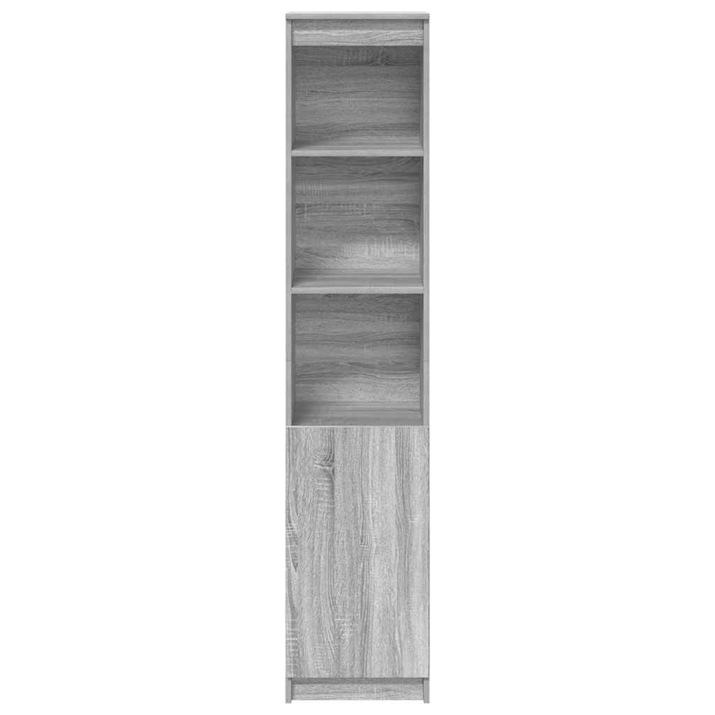 Highboard Grey Sonoma 37.5x35x180 cm Engineered Wood