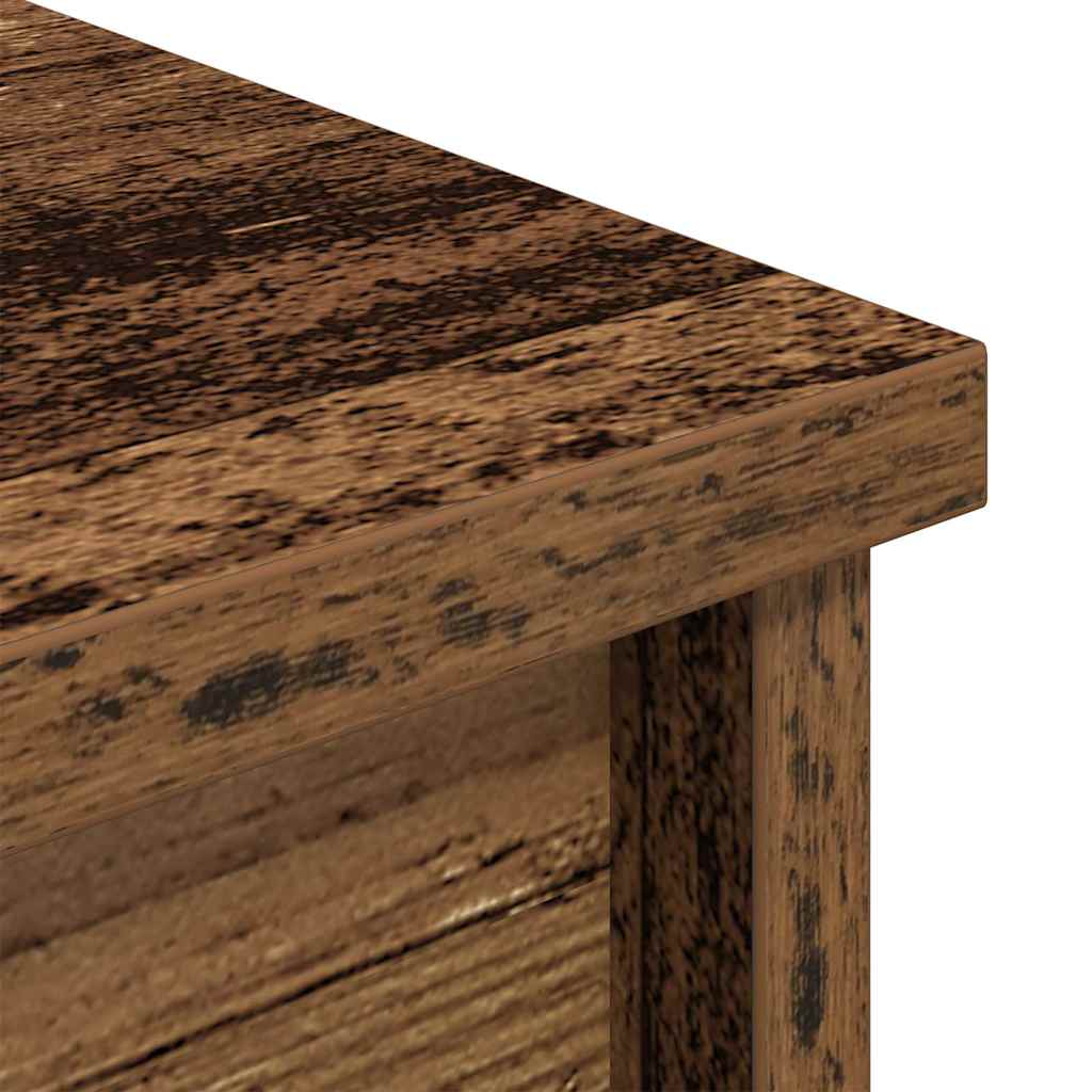 Highboard Old Wood 37.5x35x180 cm Engineered Wood