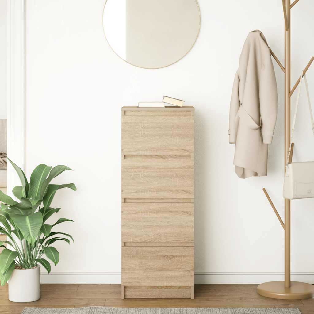 Sideboard Sonoma Oak 37.5x35x99 cm Engineered Wood