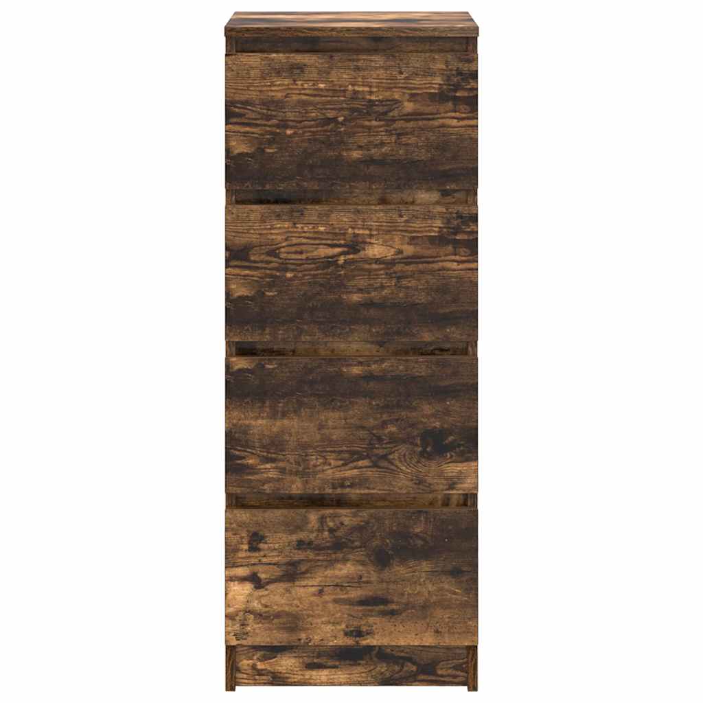 Sideboard Smoked Oak 37.5x35x99 cm Engineered Wood