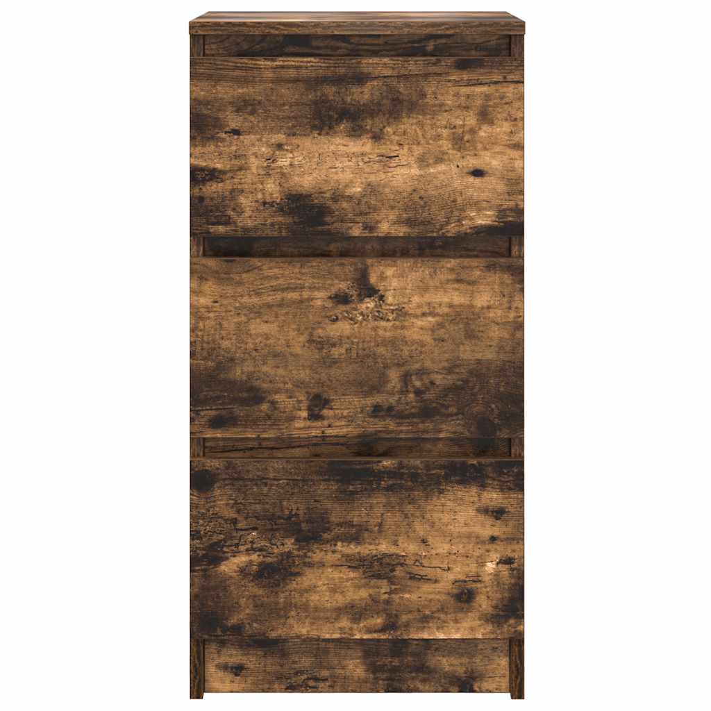 Sideboard Smoked Oak 37.5x35x76 cm Engineered Wood