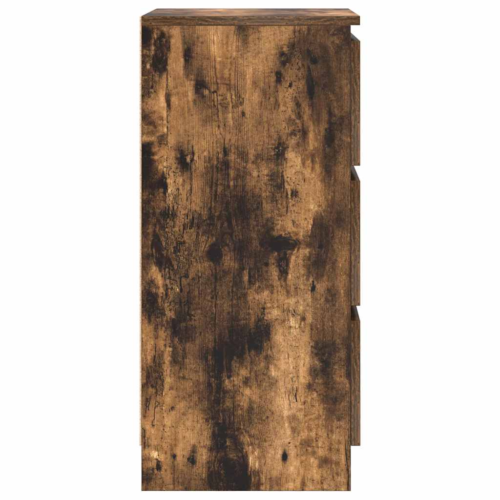 Sideboard Smoked Oak 37.5x35x76 cm Engineered Wood