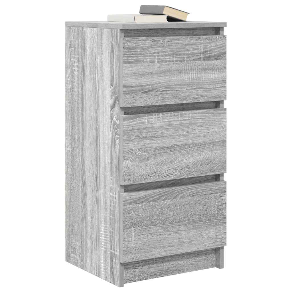 Sideboard Grey Sonoma 37.5x35x76 cm Engineered Wood
