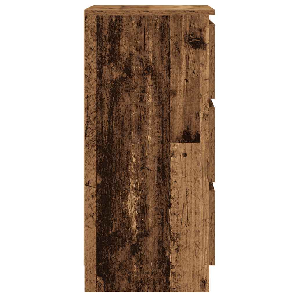 Sideboard Old Wood 37.5x35x76 cm Engineered Wood