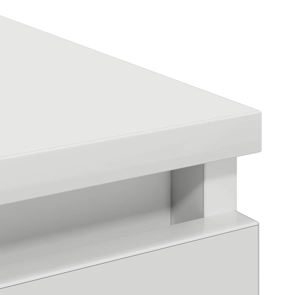 Sideboard White 80x35x76 cm Engineered Wood