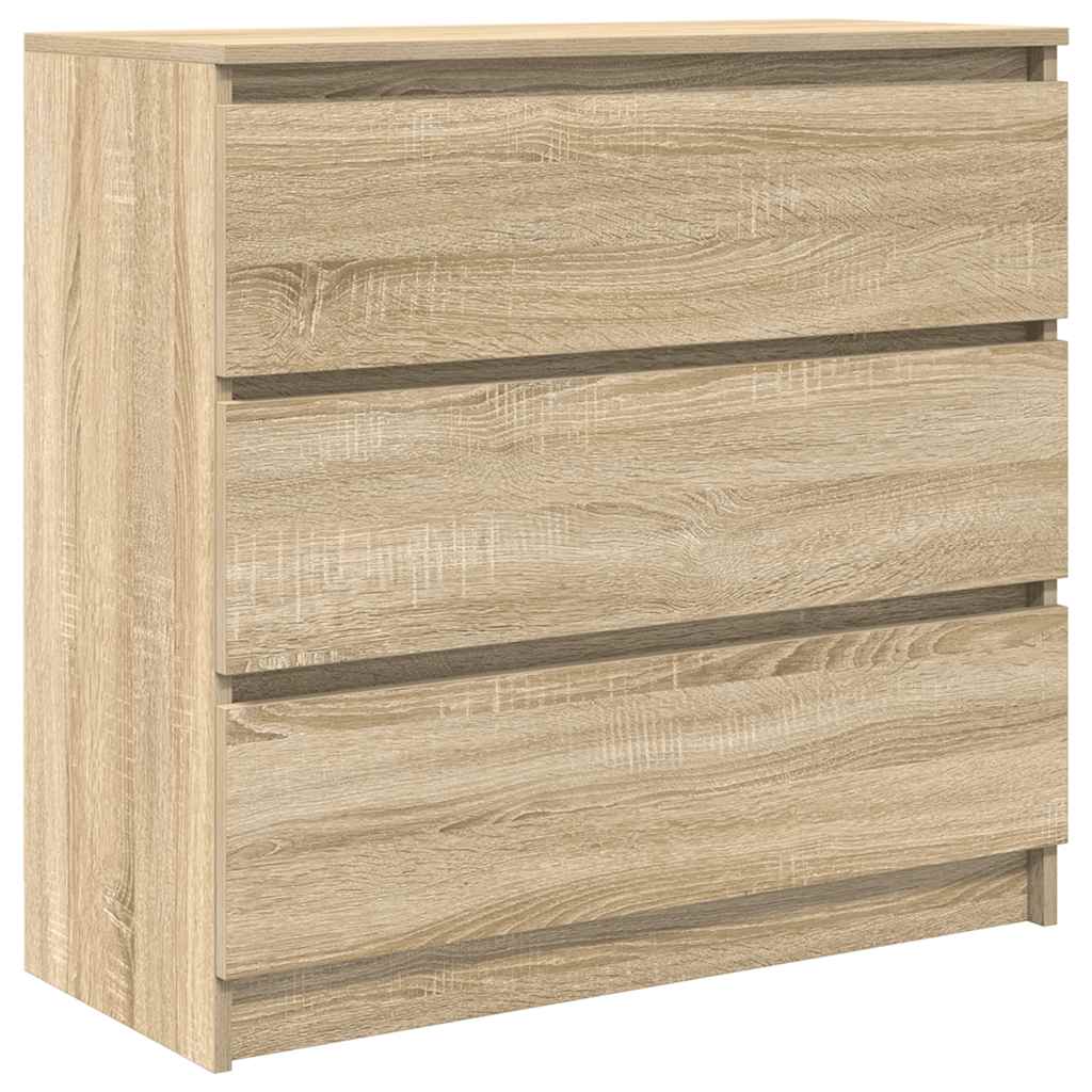 Sideboard Sonoma Oak 80x35x76 cm Engineered Wood