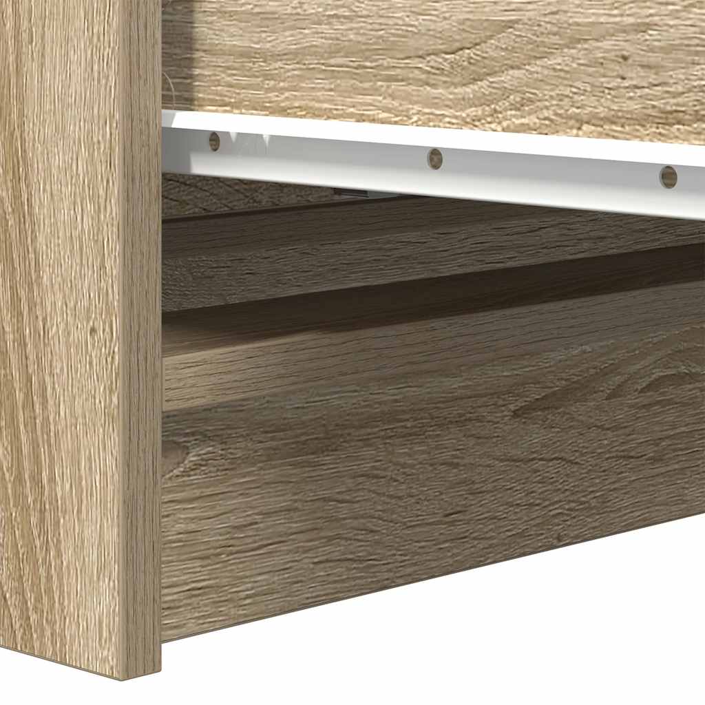 Sideboard Sonoma Oak 80x35x76 cm Engineered Wood