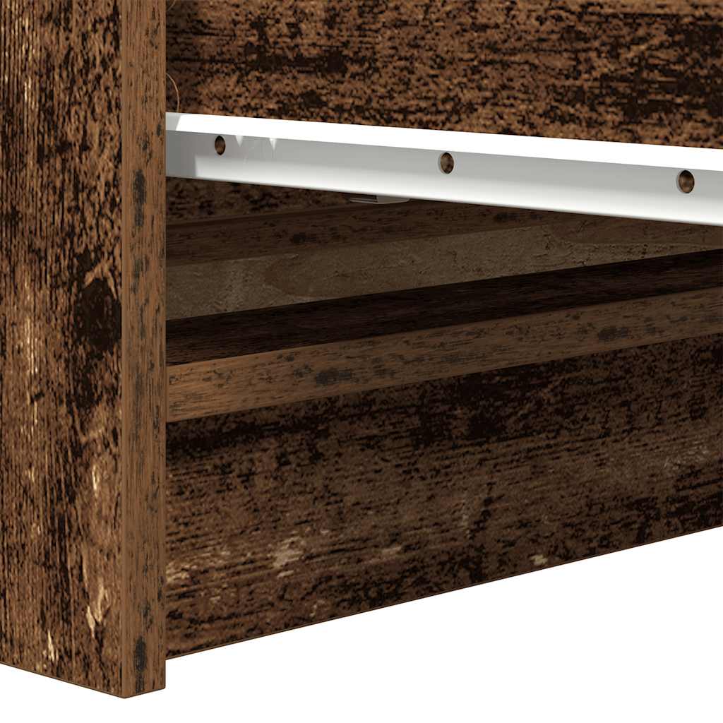 Sideboard Old Wood 80x35x76 cm Engineered Wood