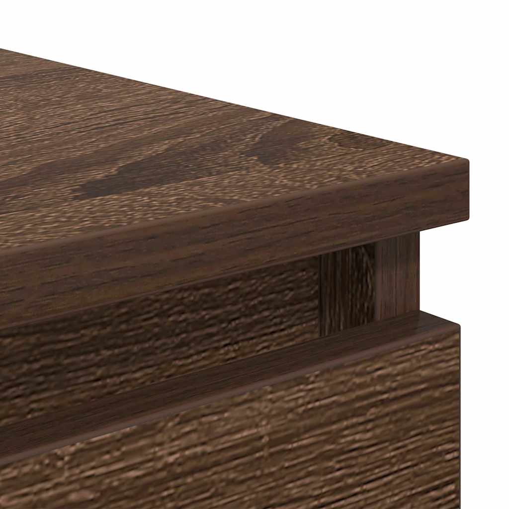 Sideboard Brown Oak 37.5x35x76 cm Engineered Wood