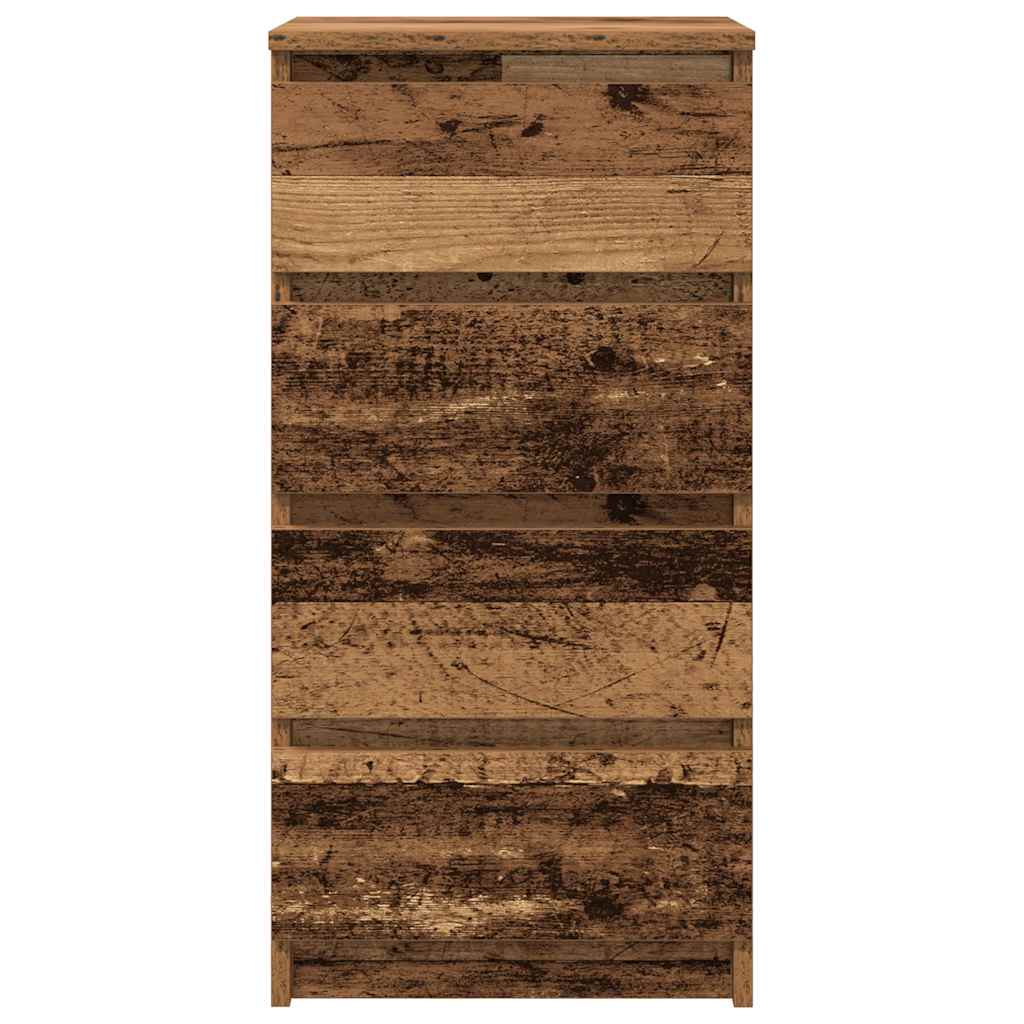 Sideboard Old Wood 37.5x35x76 cm Engineered Wood