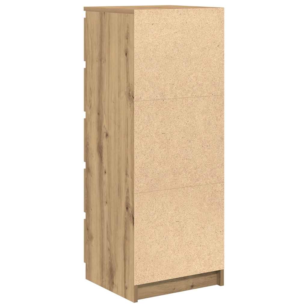 Sideboard with Drawers Artisan Oak 37.5x35x99 cm Engineered Wood