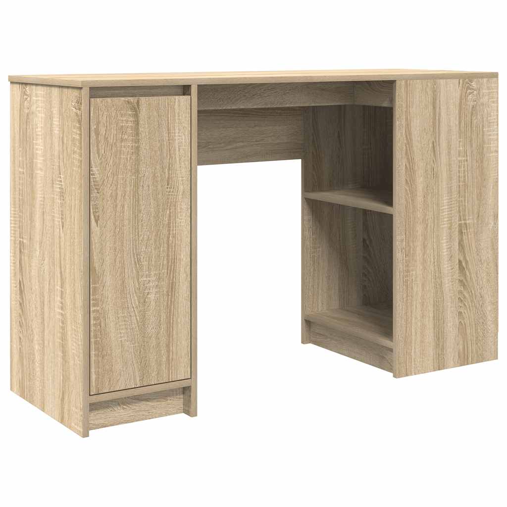 Desk Sonoma Oak 120x42x76 cm Engineered Wood