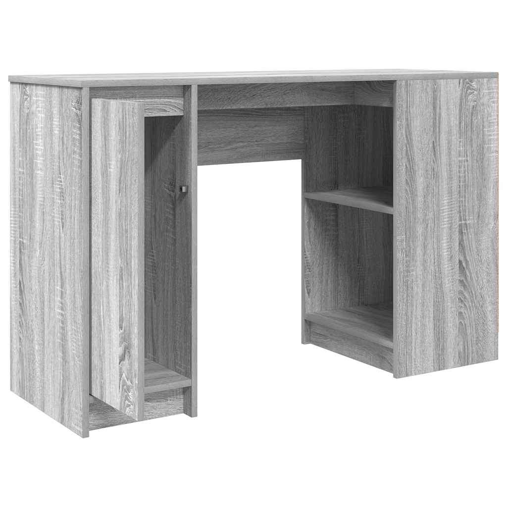 Desk Grey Sonoma 120x42x76 cm Engineered Wood