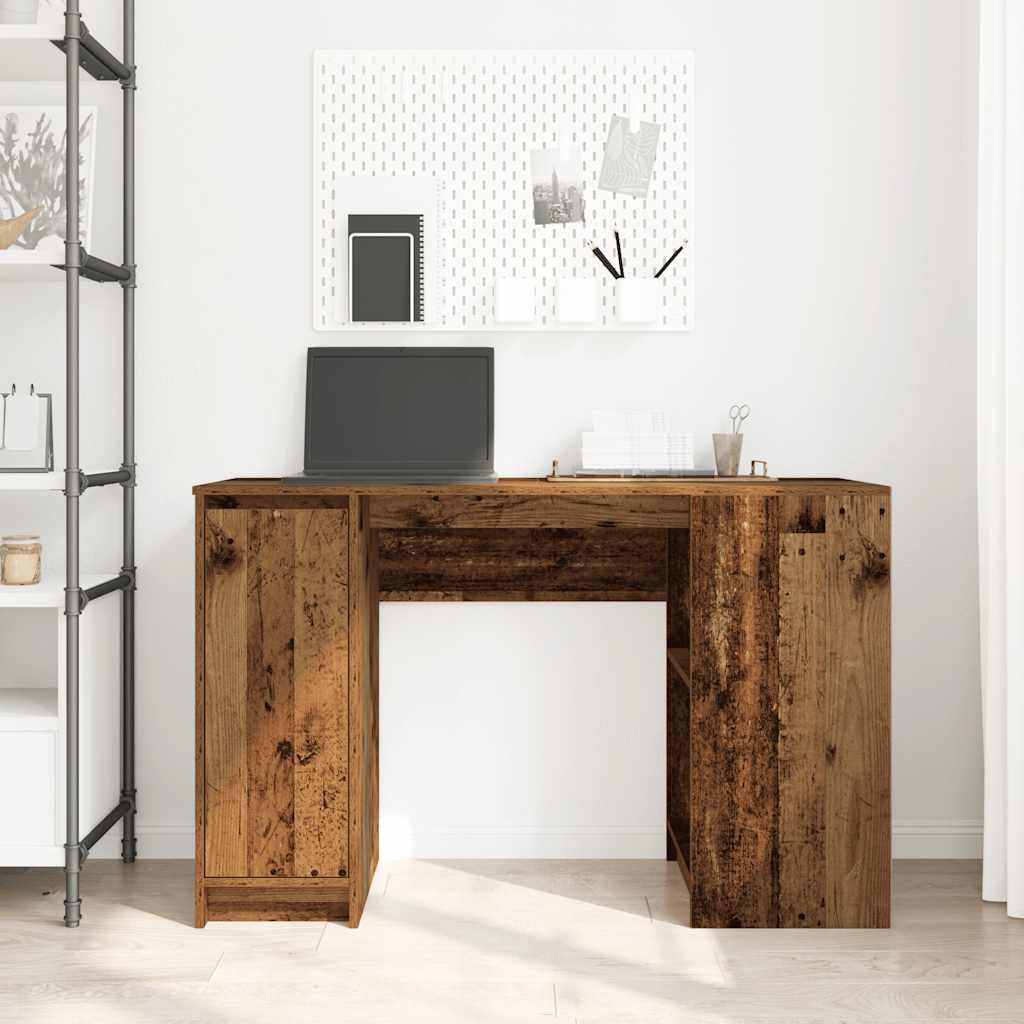 Desk Old Wood 120x42x76 cm Engineered Wood