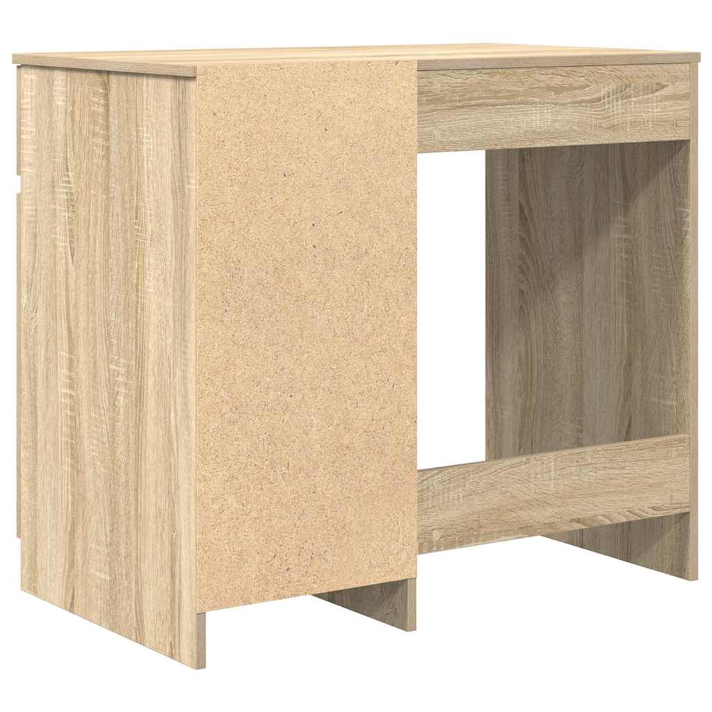 Desk Sonoma Oak 86x49x76 cm Engineered Wood