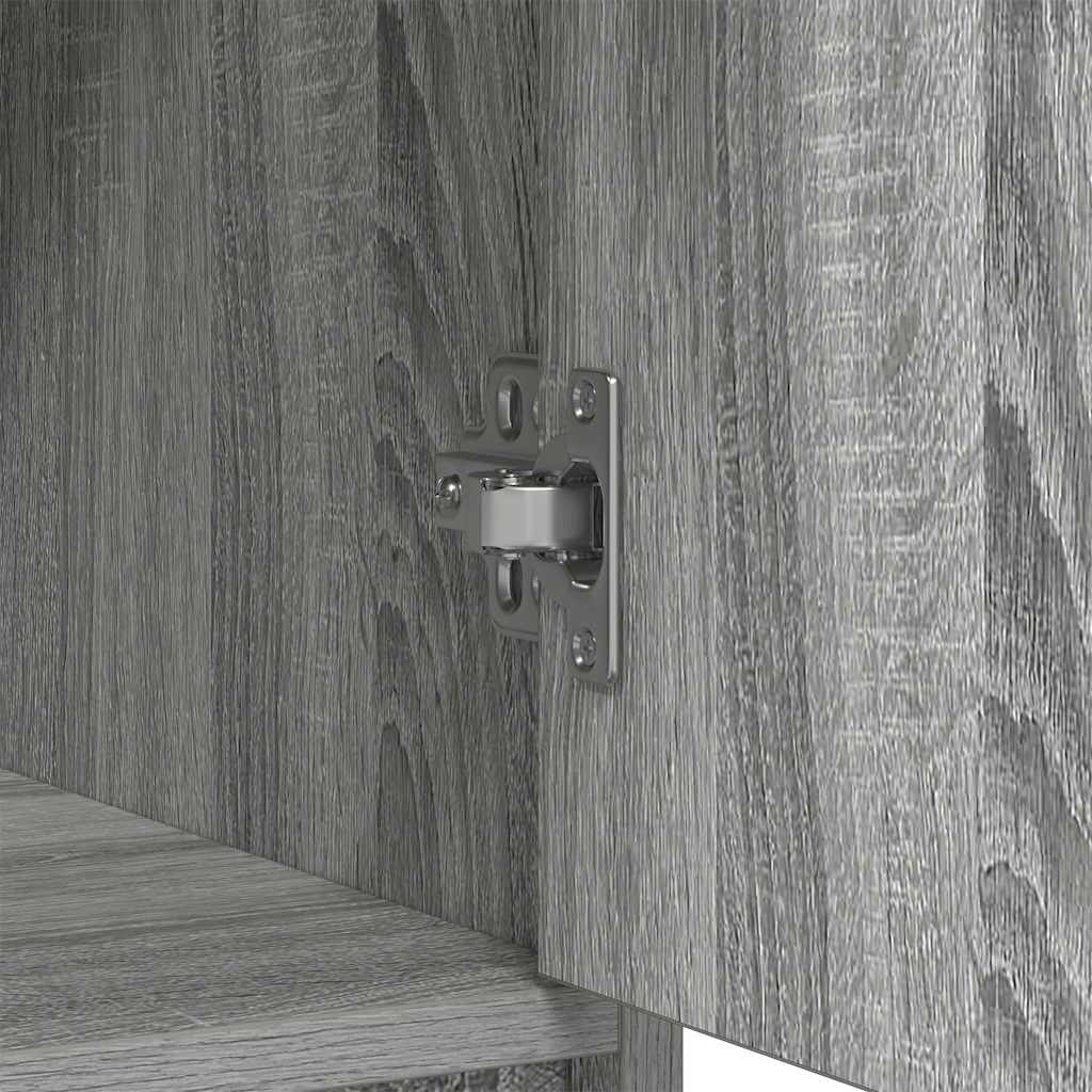 Sideboard with Drawers and Doors Grey Sonoma 70.5x34x74.5 cm