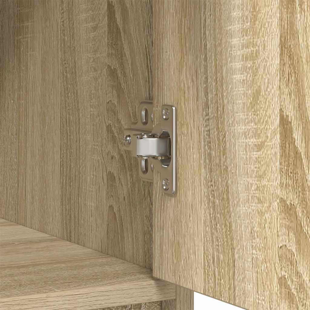 Sideboard with Drawers and Doors Sonoma Oak 73x31x90 cm